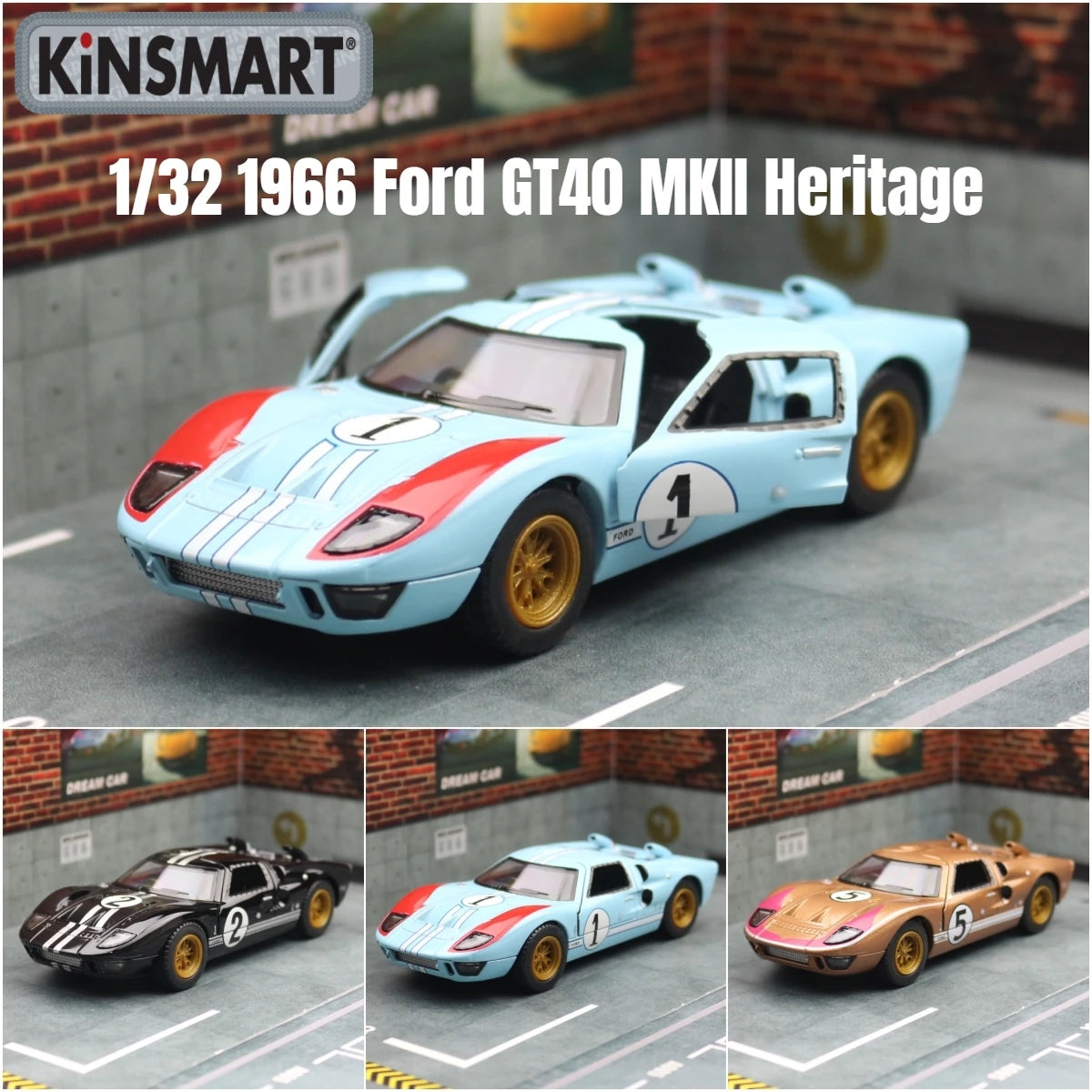 1/32 Ford GT40 MKII 1966