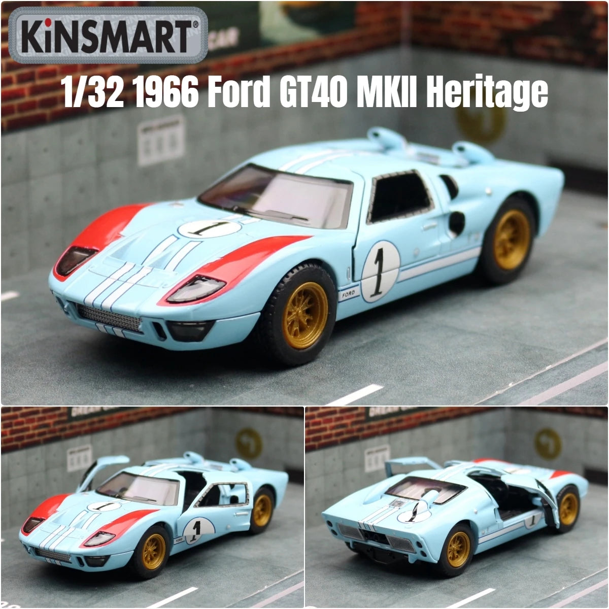 1/32 Ford GT40 MKII 1966